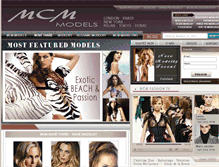 Tablet Screenshot of mcm-models.cz